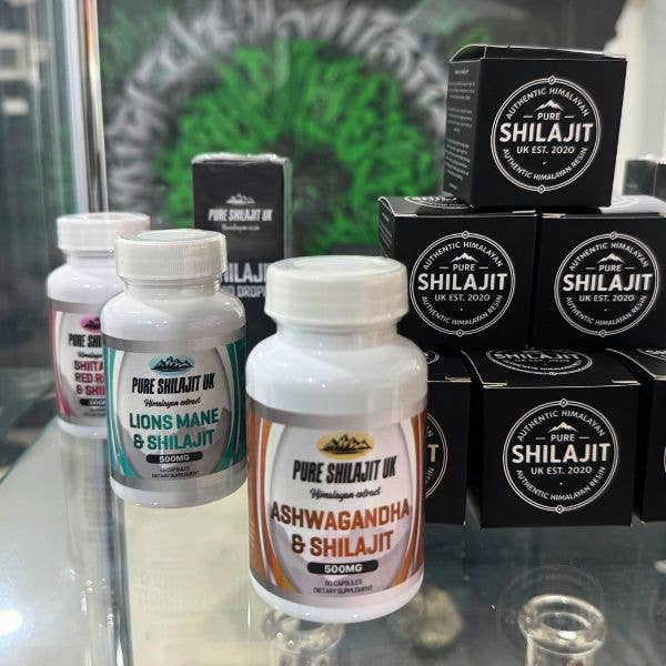 Pure Shilajit UK - Vente Supplément oral/vitamine - Capsules d'Ashwagandha & Shilajit – Mélange Adaptogène Quotidien4