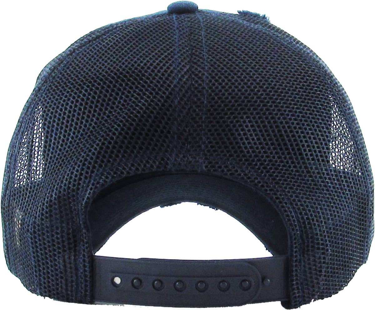 KBETHOS – Großhandel Basecap – Unisex – Vintage-Trucker-Cap mit Mesh-Einsätzen31