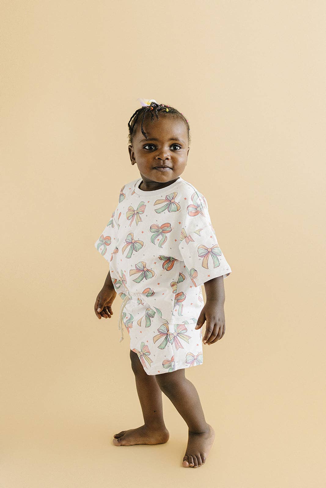 Lucky Panda Kids - Vente Ensemble haut et short – enfant - Ensemble de shorts | Nœuds joyeux11