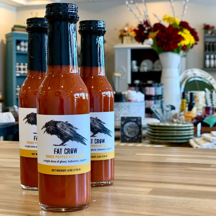 Fat Crow Gourmet - Wholesale Hot Sauce - Three Pepper Hot Sauce