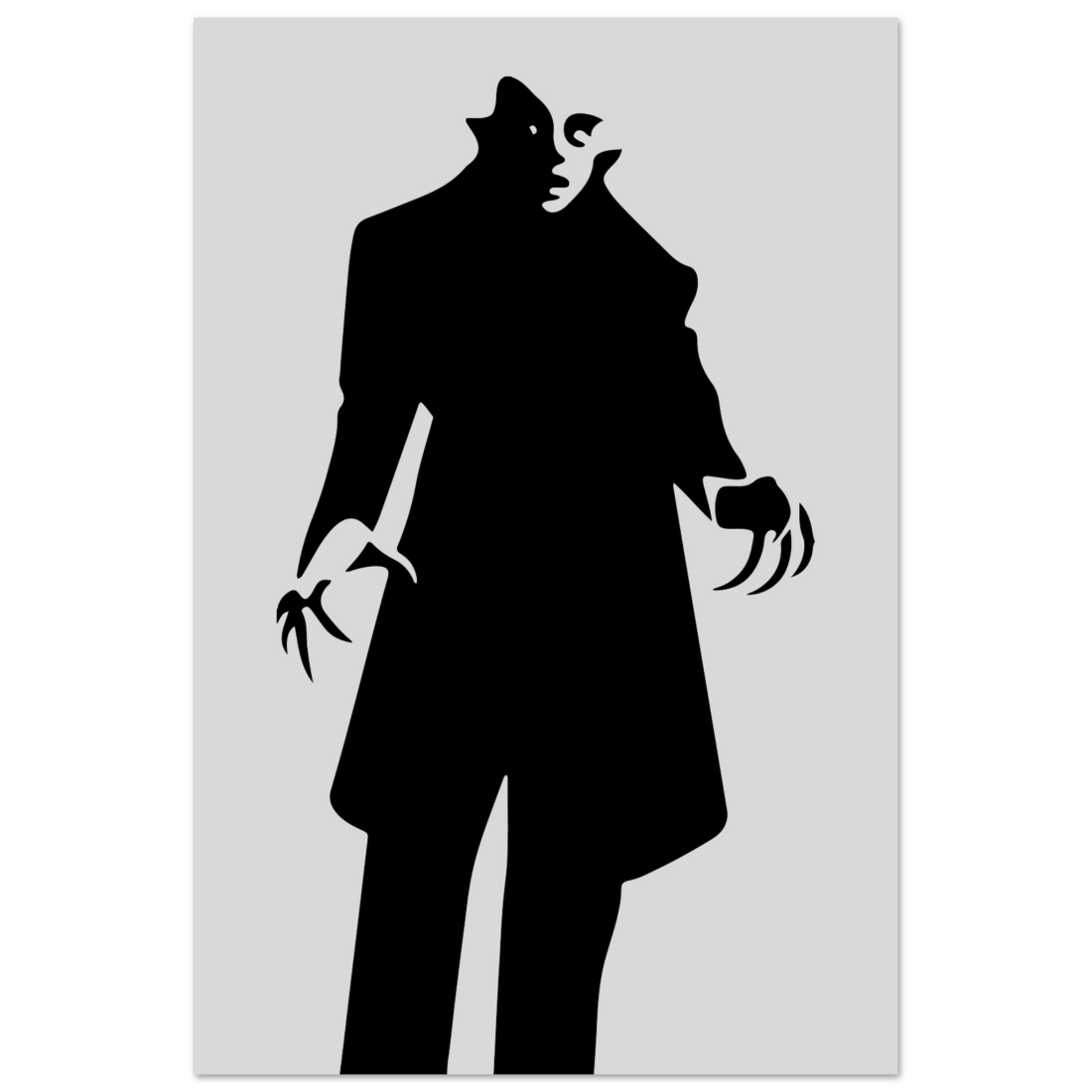 Art-O-Rama Shop - Wholesale Poster - Nosferatu - 20s Sci-Fi Horror Movie Minimalist Poster13