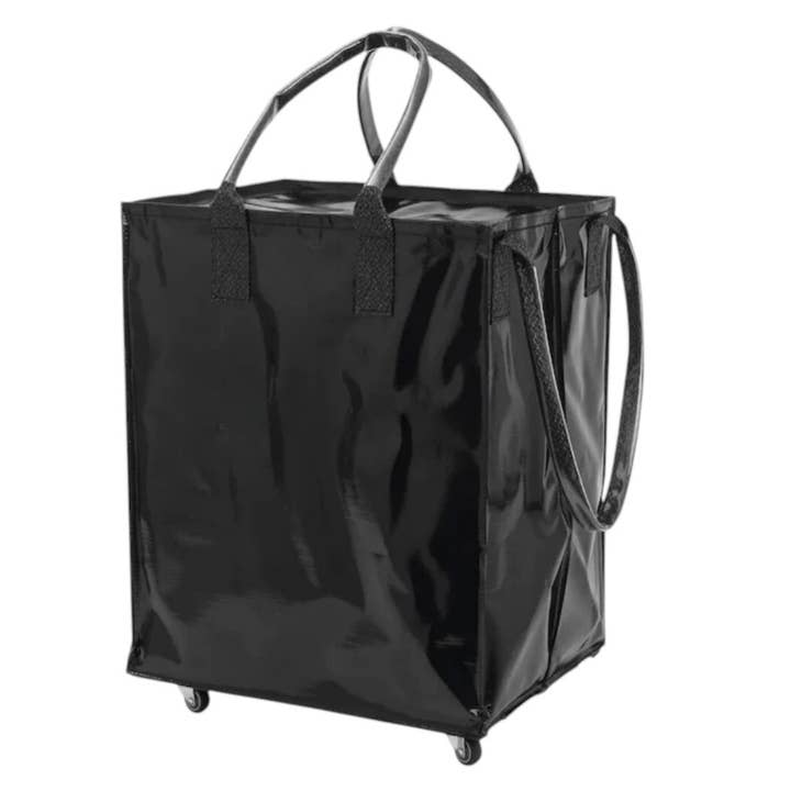 Queens Designs - Wholesale Grocery/Shopping Bag - Large Reusable Rolling Bag
