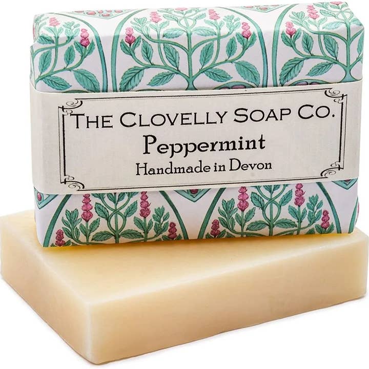 Peppermint Soap Bar for wholesale by The Clovelly Soap Company