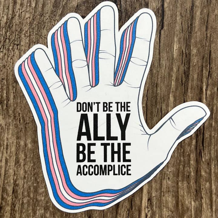 Transgender Rights Die Cut Waterproof Bumper Sticker #3 for wholesale by S&Y Brand Paper co.