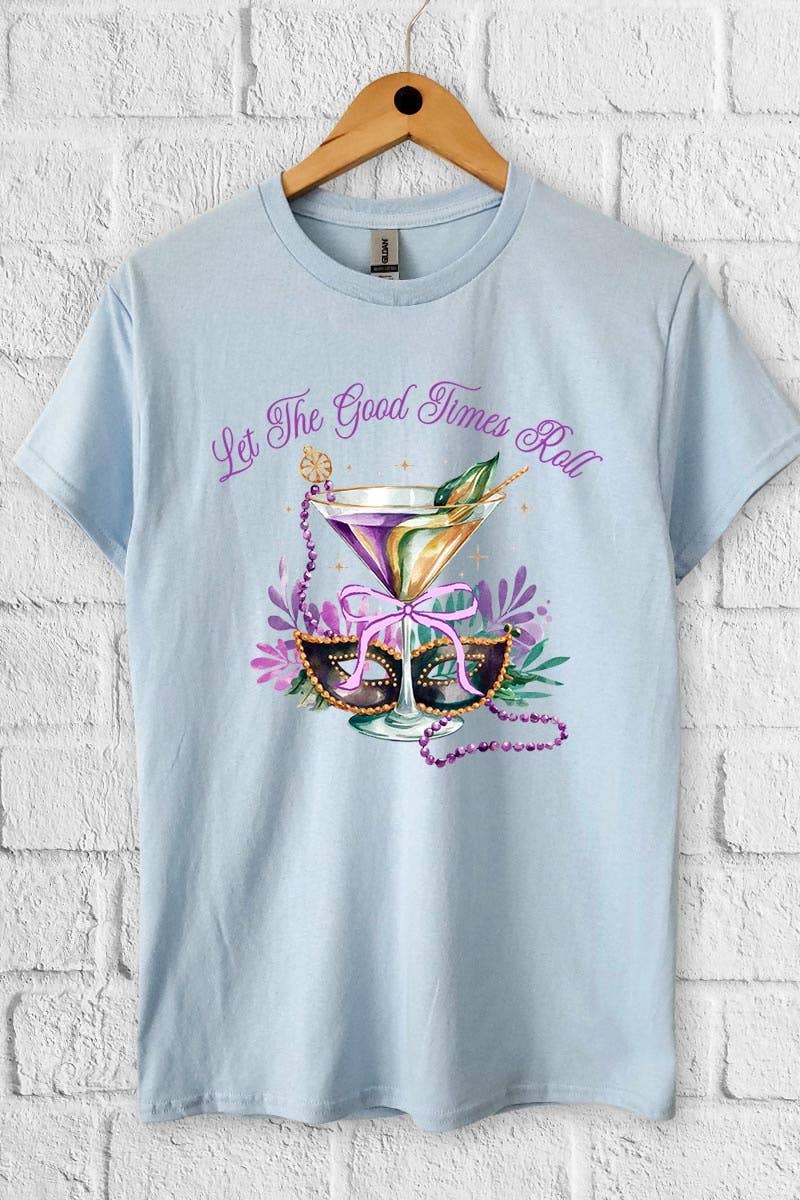 COLORBEAR - Wholesale T-Shirt (Graphic) - Women's - Festive Mardi Gras Graphic Heavy Cotton Tee7