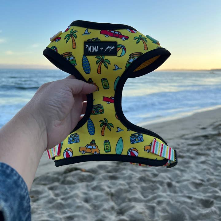 Mina + Pup - Wholesale Pet Harness - Dog - The Beach Bum Adjustable Dog or Cat Harness