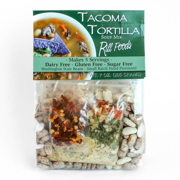 Small Tacoma Tortilla Soup Mix for wholesale by Rill Foods