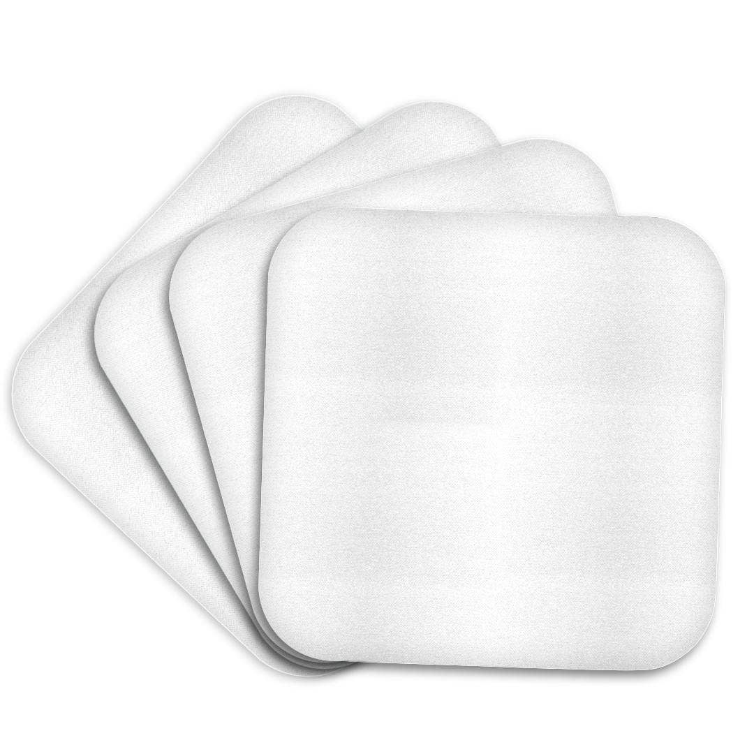 3dRose – wholesale Coasters – 3dRose, Pure white - bright colorless plain simple one single solid white color, Coaster7