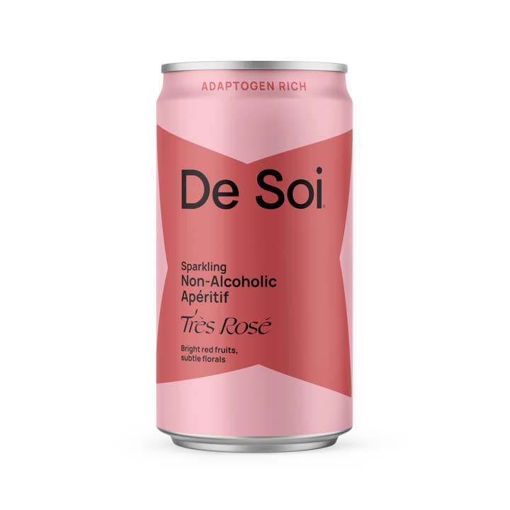 De Soi - Wholesale Non-Alcoholic Aperitif/Mocktail - Très Rosé - 12pk Loose Cans