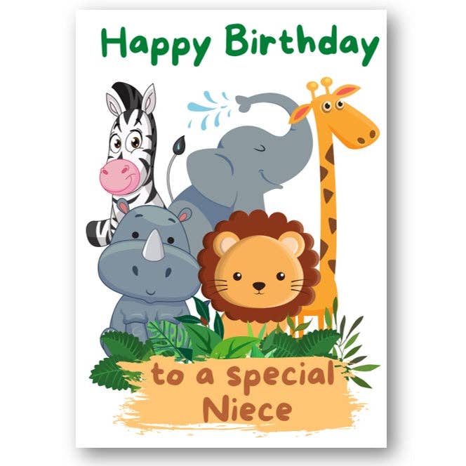 Second Ave Gift Company - Vente Cartes d'anniversaire - Second Ave Niece Carte d'anniversaire pour enfants pour enfants Carte de vœux pour lui