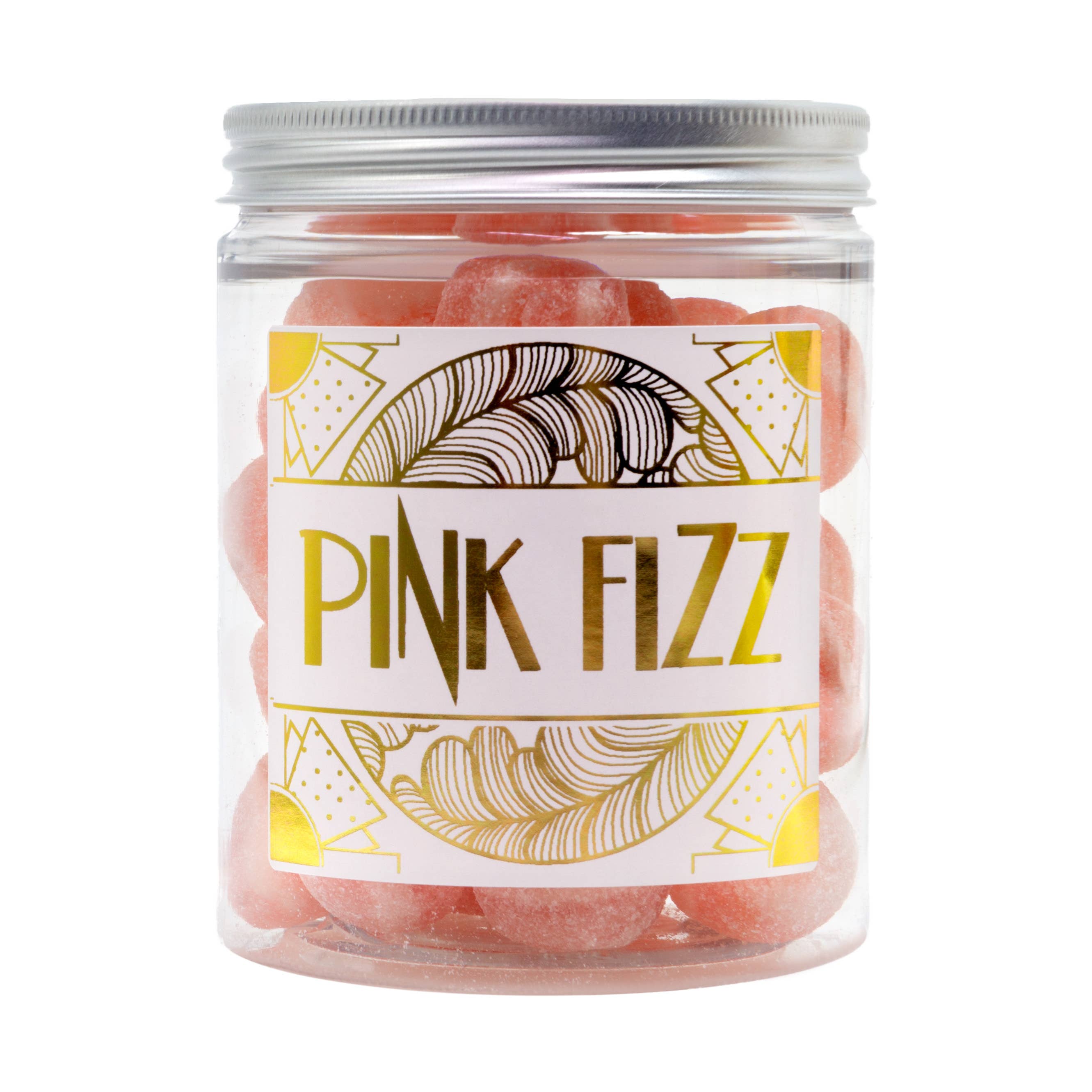 Candyhouse Ltd - Wholesale Hard Candy - Pink Fizz Hard Boiled Sweets in Jam Jar1