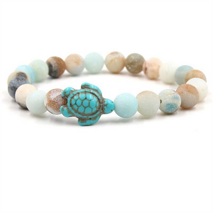 CWAJE3879_BEACH TURQUOISE TURTLE BEADED SIMPLE BRACELET and other Purchase Wholesale turtle bracelet. Free Returns & Net 60 Terms on Faire trending on Faire.