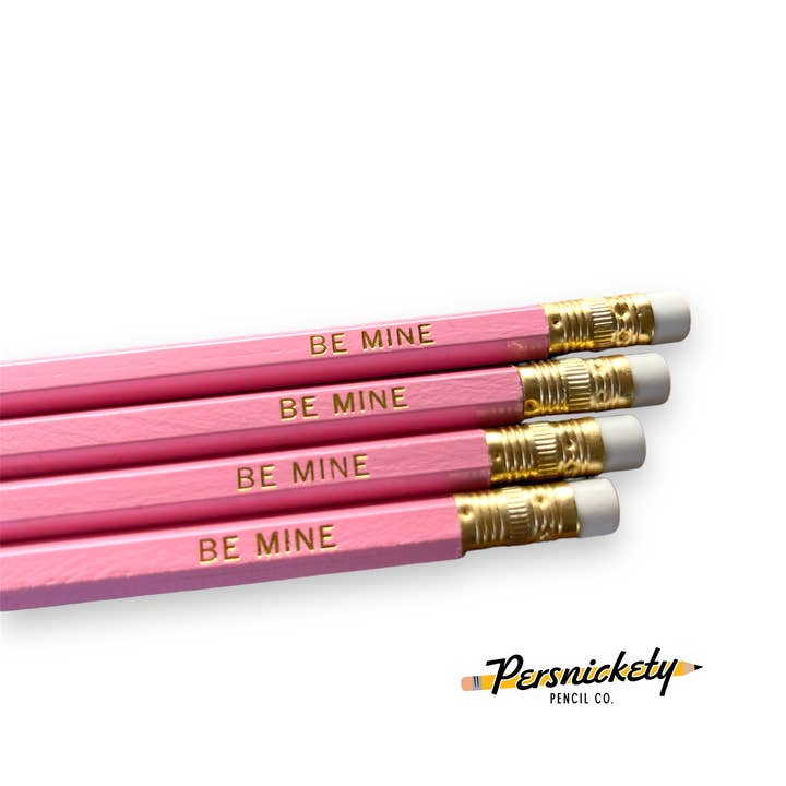 Be Mine Pencils | Valentine's Day Pencils for wholesale by Persnickety Pencil Co.
