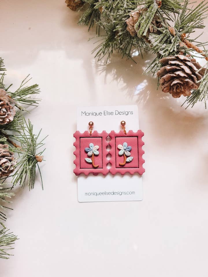 Tampons floraux pour la vente par Monique Elise Designs