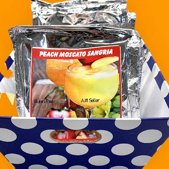 All Cindys Mixes - Wholesale Cocktail Mix/Syrup - Peach Sangria Slush Mix (makes 1/2 gallon)