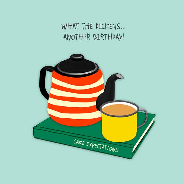 Sally Scaffardi Design - Wholesale Birthday Card - FOR011 ... Funny Birthday Card for a reader  1