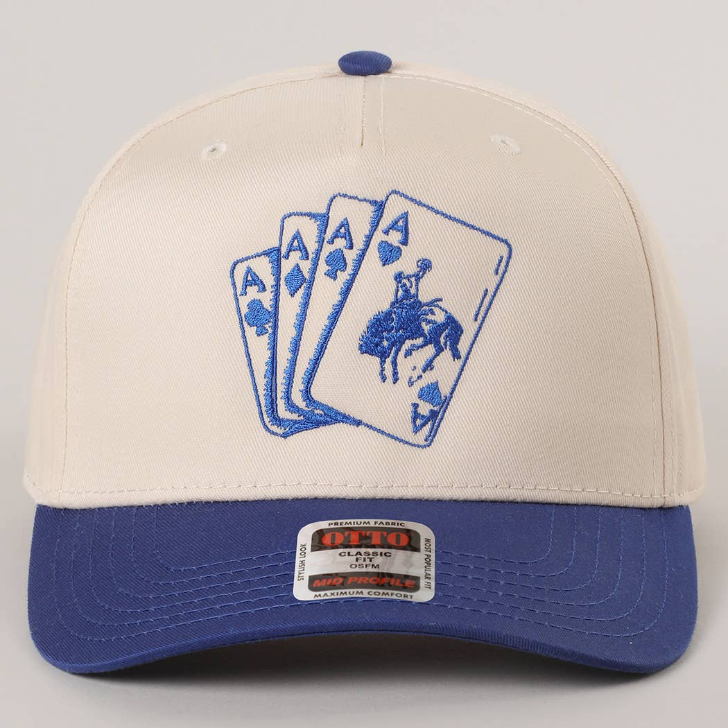 Fashion City - Wholesale Trucker Hat - Unisex - Western Cowboy Card Embroidered Trucker Hat4