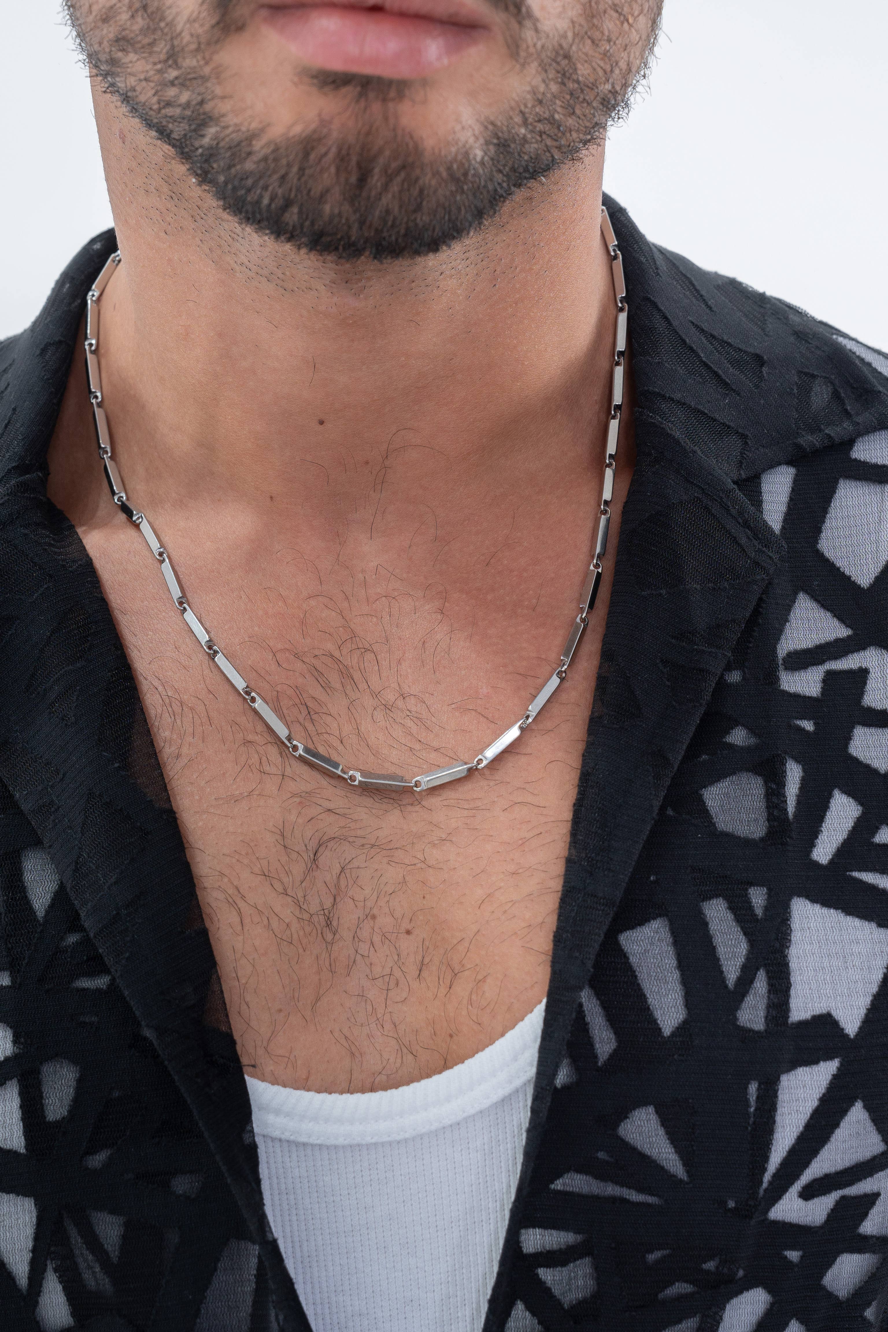 BYREN | ÉLINE L'ATELIER - Wholesale Jewelry - Men's - Stainless steel necklace 224SY07