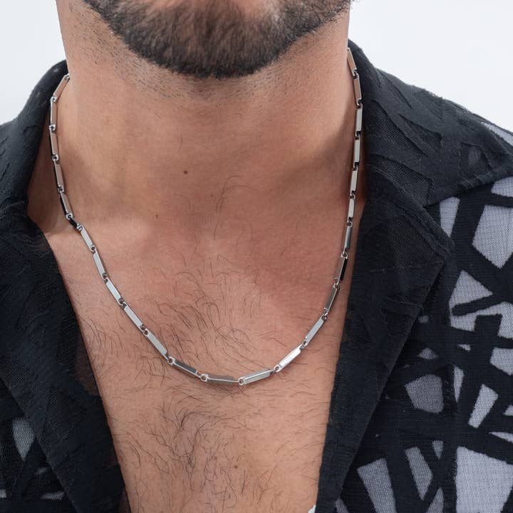 BYREN | ÉLINE L'ATELIER - Wholesale Jewelry - Men's - Stainless steel necklace 224SY070