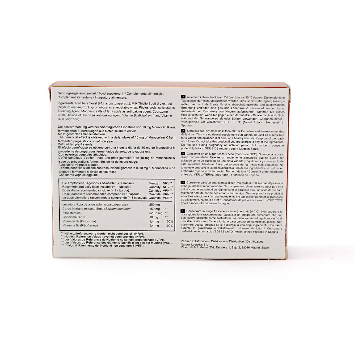 500cosmetics - Wholesale Oral Supplement/Vitamin - LIPIDIUM, CHOLESTEROL-LOWERING PILLS2