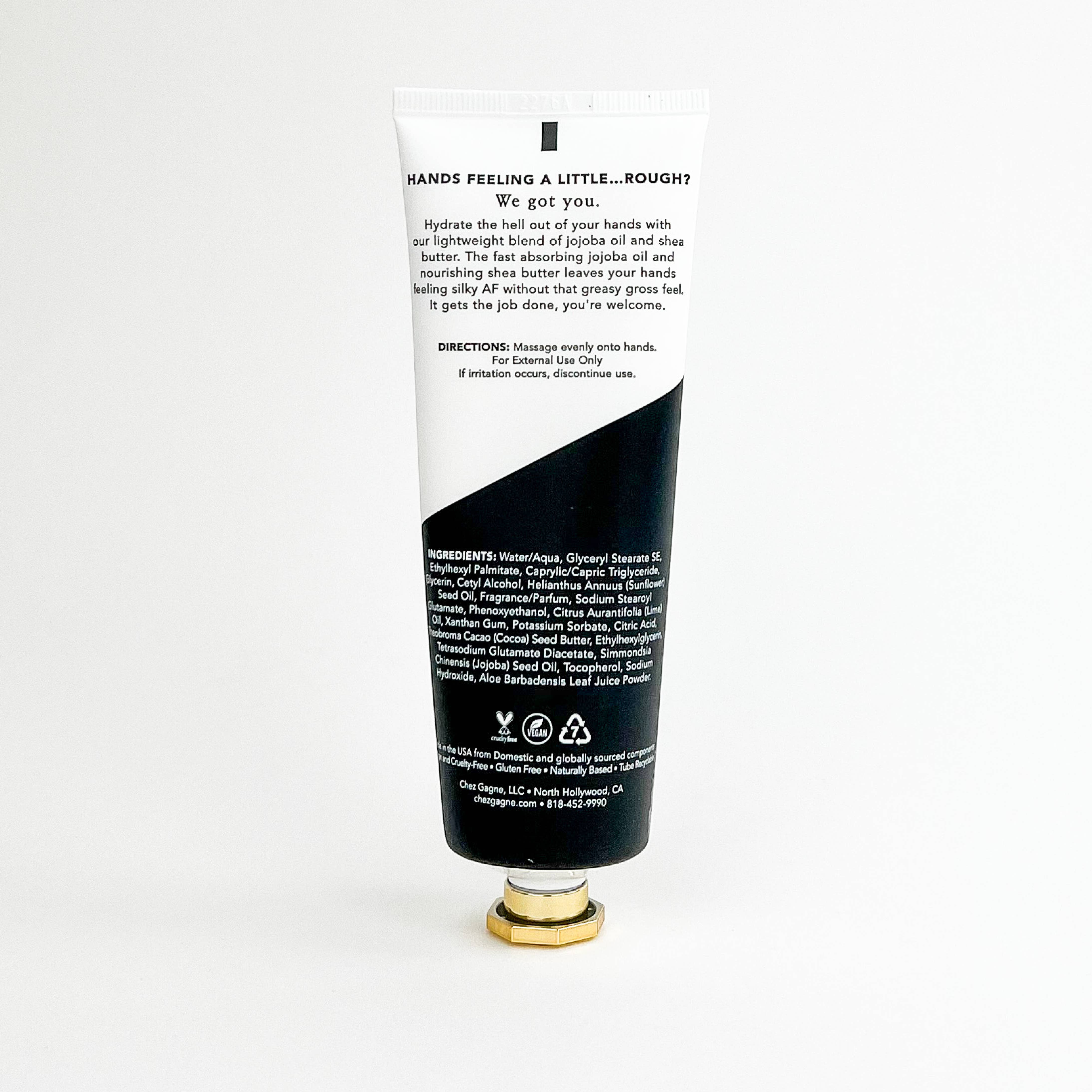 Chez Gagné - Wholesale Hand Cream/Lotion - Hand Job - Sea Salt, Citrus + Neroli - Clean + Vegan Hand Crème - 3.4oz15