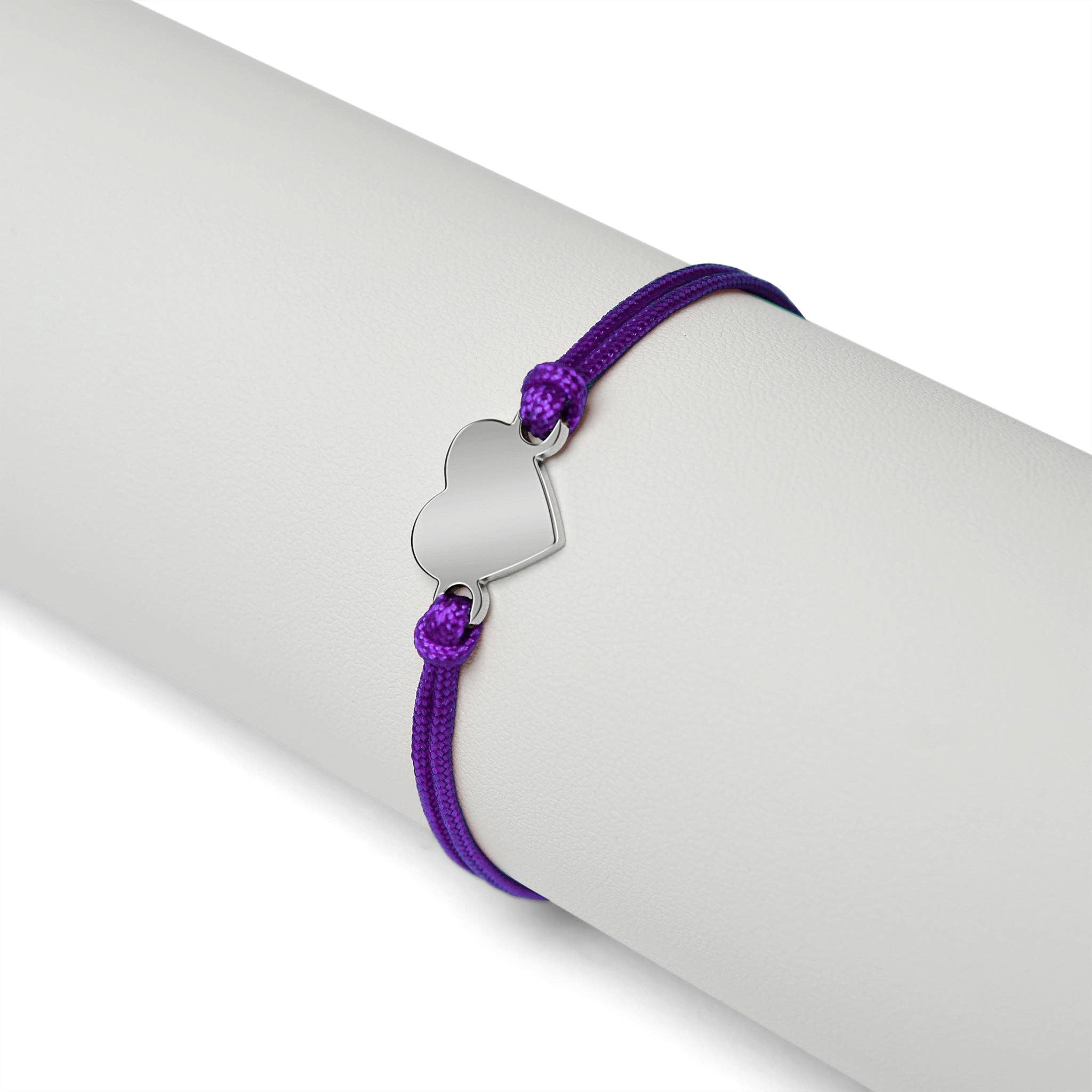 WJW - Wholesale Charm/dangle bracelet - Engravable Heart Friendship Bracelet11