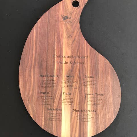 Tear Drop Board for wholesale by Cloves Woodworking