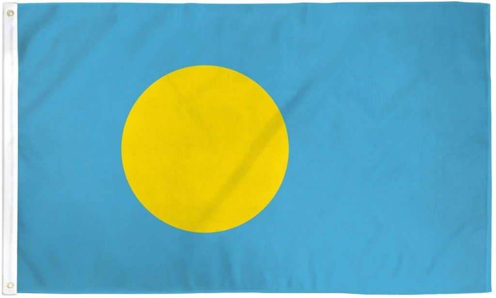 Flags Importer - Wholesale Flag - Palau Flag 3x5ft Poly1