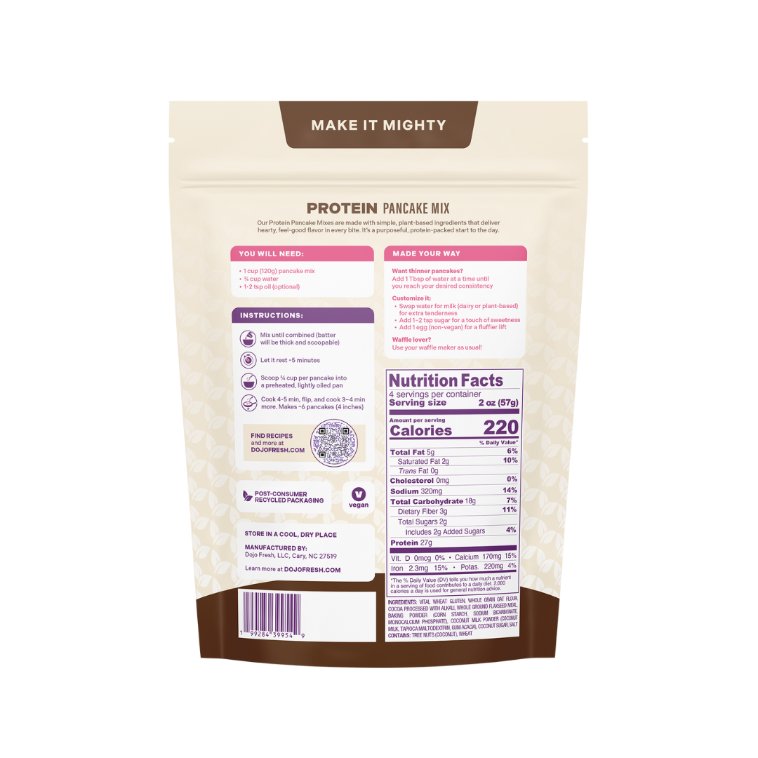 Dojo Fresh - Wholesale Pancake Mix - Chocolate Protein Pancake Mix1