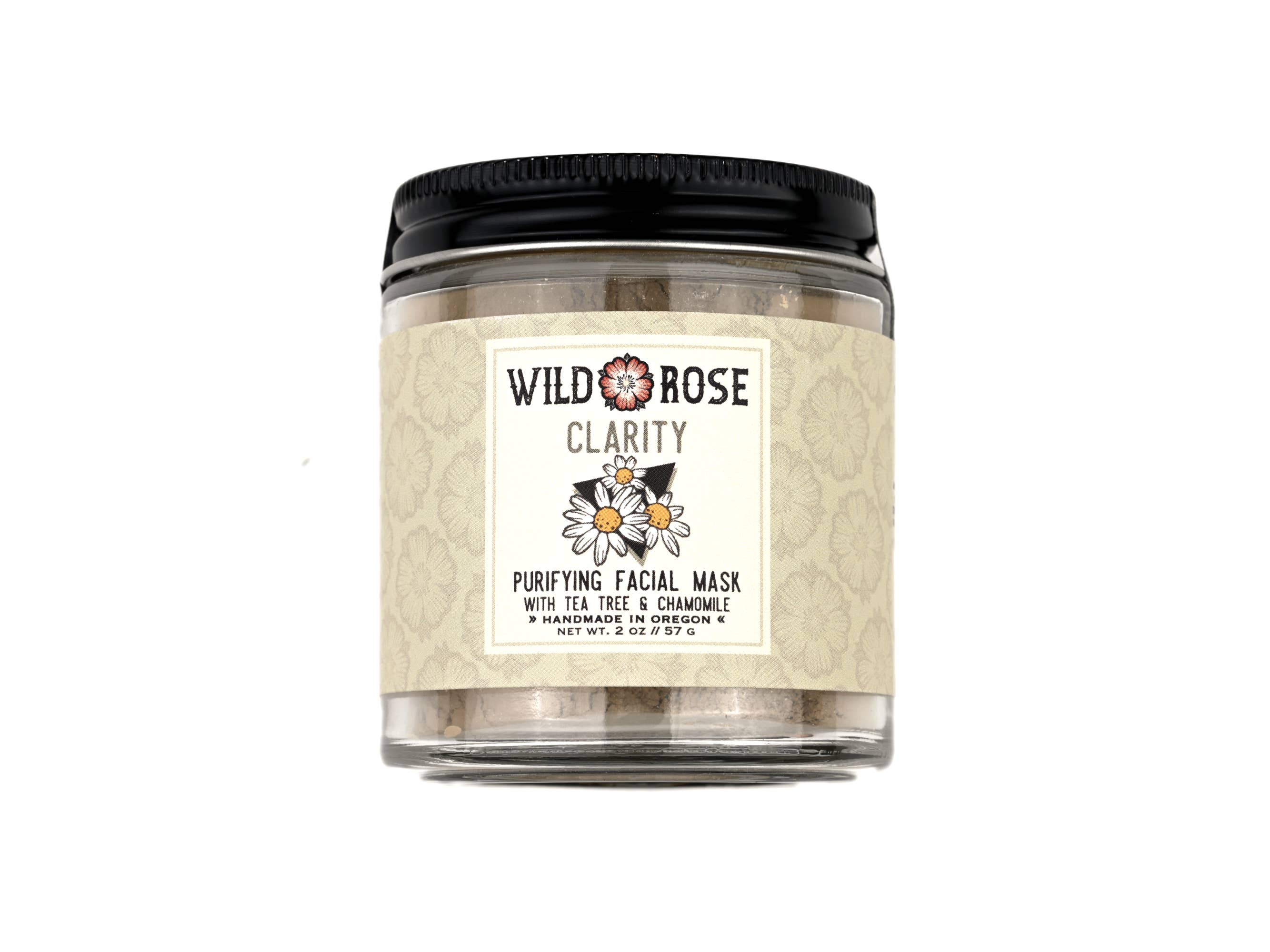 Wild Rose Herbs - Wholesale Skincare Face Mask - Clarity Purifying Botanical Mask - 2oz2