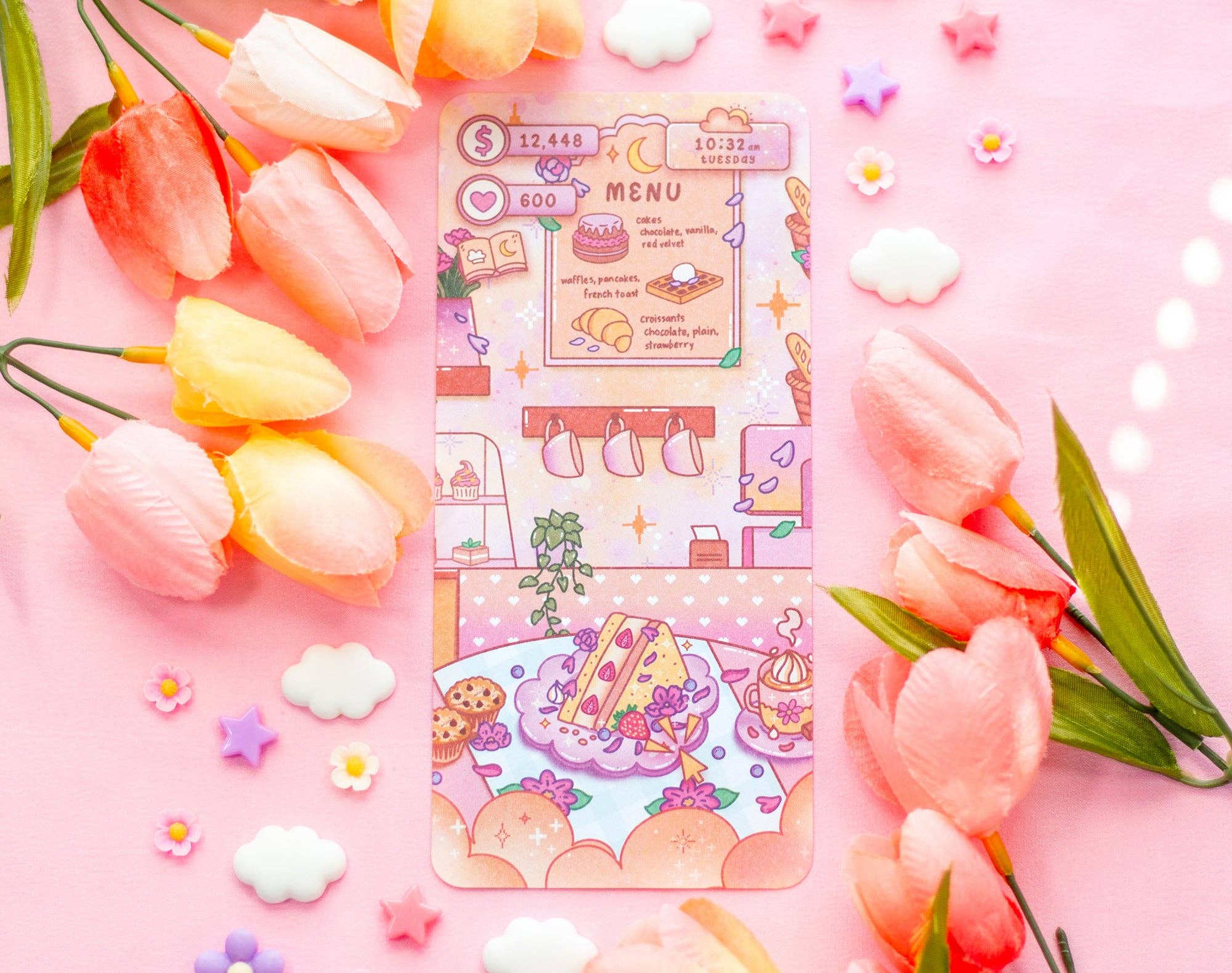 Unicorn Eclipse - Wholesale Bookmark - Cafe Quest Reading Log Bookmark5