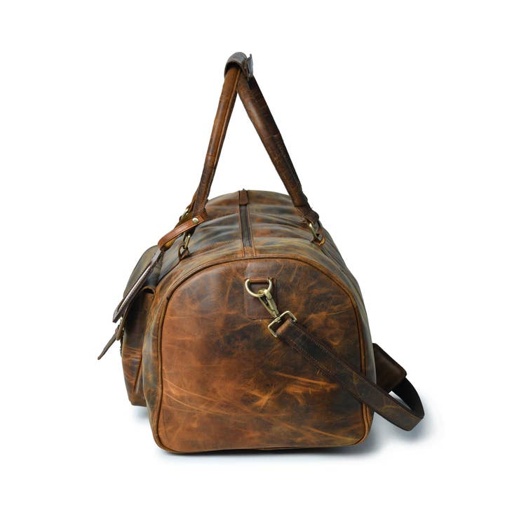 Dotch Leather – Engroshandel Weekendtaske – Mænd – Chino læder taske- Rejsetasker til mænd5