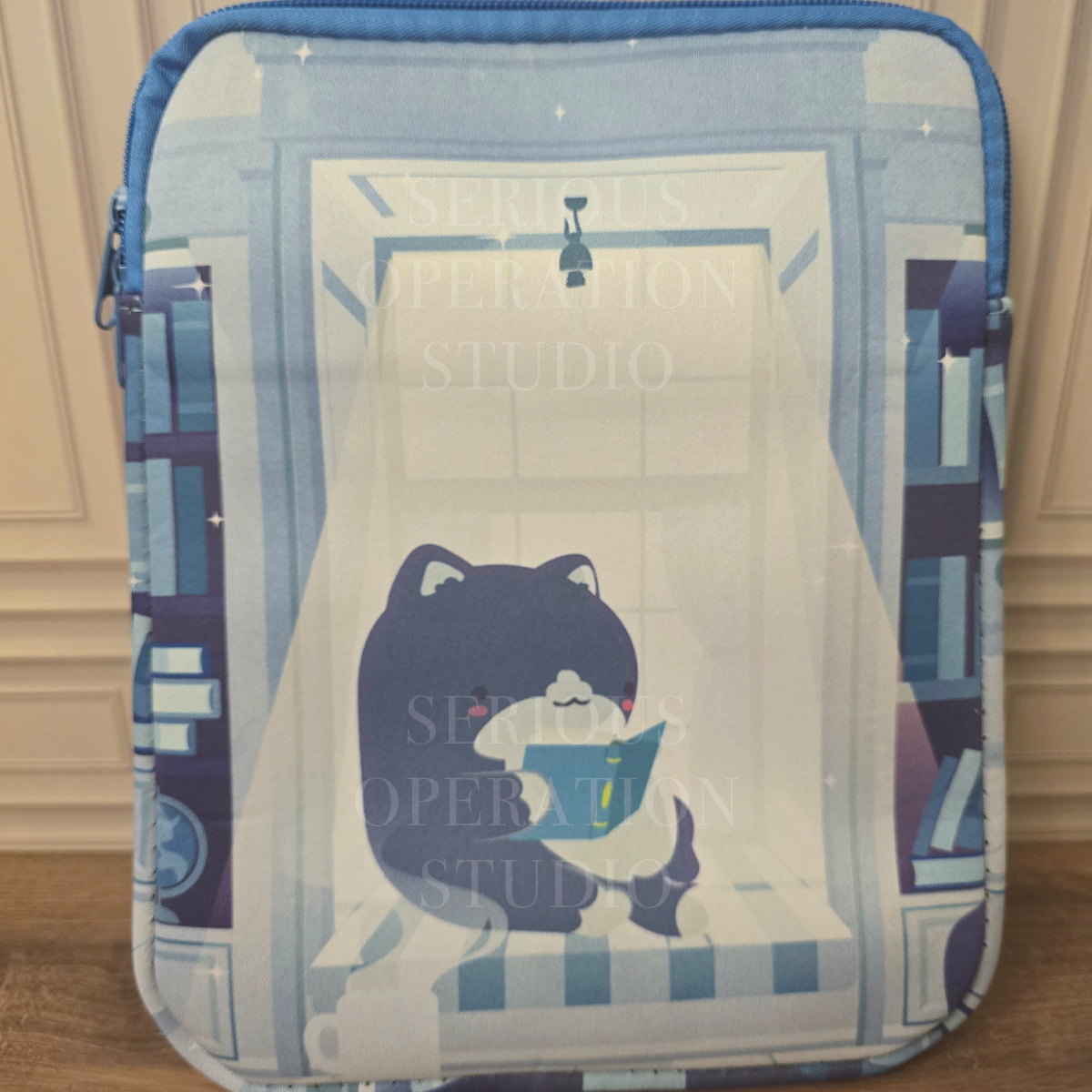 SeriousOperationStudio - Wholesale Book Holder - Cozy Nook Series Book+Tech Sleeve w/ Zipper & Front Pocket6