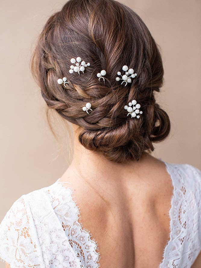 CONJUNTO DE 6 ALFINETES WRENLEE por atacado de Brides & Hairpins