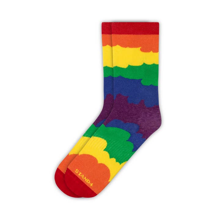LGBTQ+Heart Sock för wholesale av Stand4 Socks