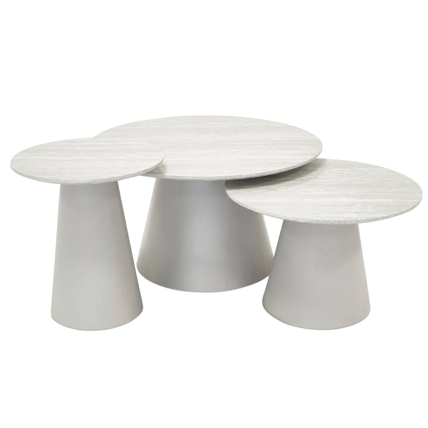 Furnhouse - Wholesale Coffee Table - Round Coffee Table Tango ø80x45 - Grey7