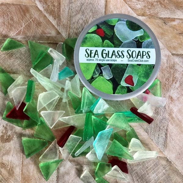 B McVan Designs - Wholesale Bar Soap - Christmas - Sea Glass Soap0