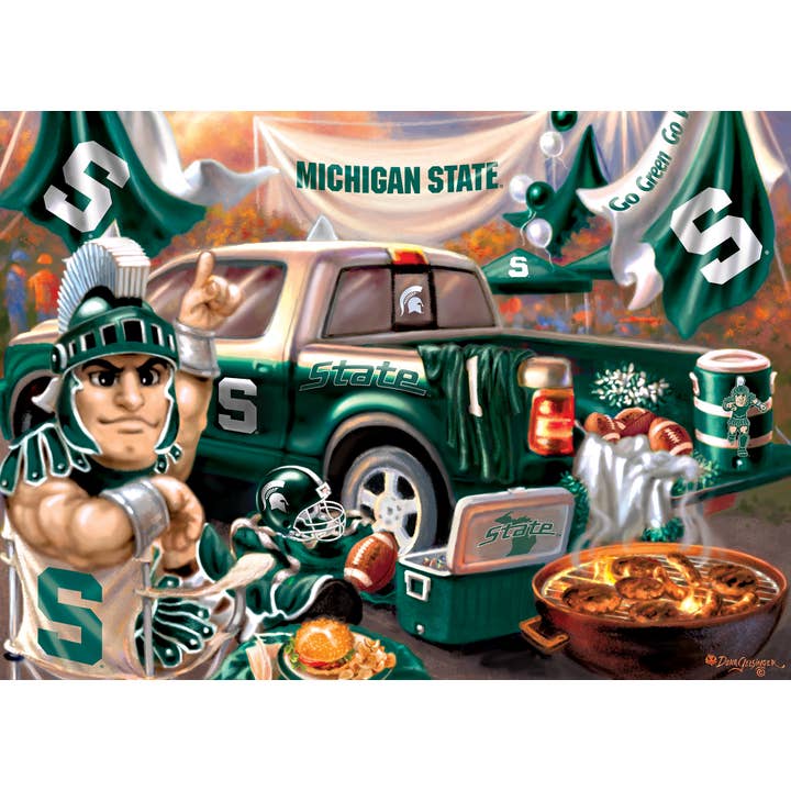 Masterpieces Puzzles - Wholesale Puzzle - Adult - Michigan State Spartans - Gameday 1000 Piece Puzzle1