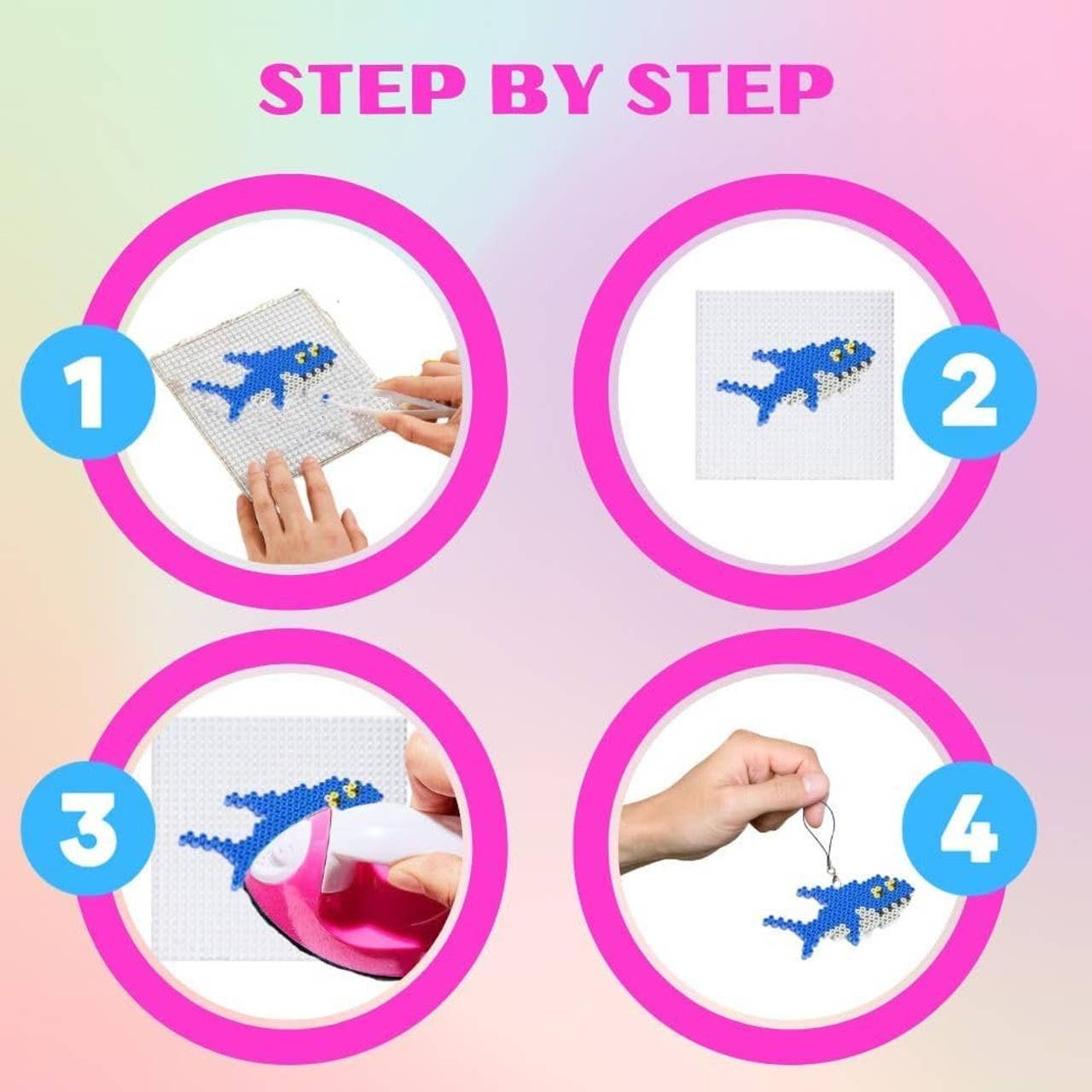 The Toy Group - Wholesale DIY Craft Kit - Darice Fuse Beads Kit- 7200 Piece set5