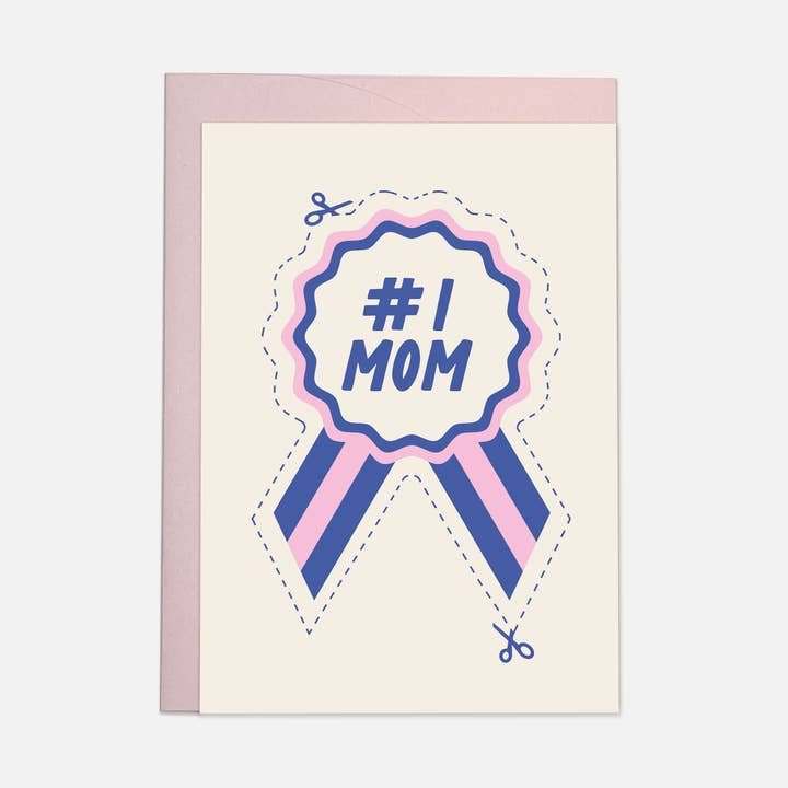 Kaart Blanche – wholesale Morsdagskort – Nummer ett mamma gratulationskort0