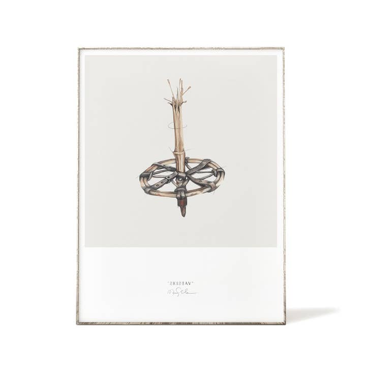 Art Prints 30 x 40 - Bâton de ski pour la vente par Emmeselle