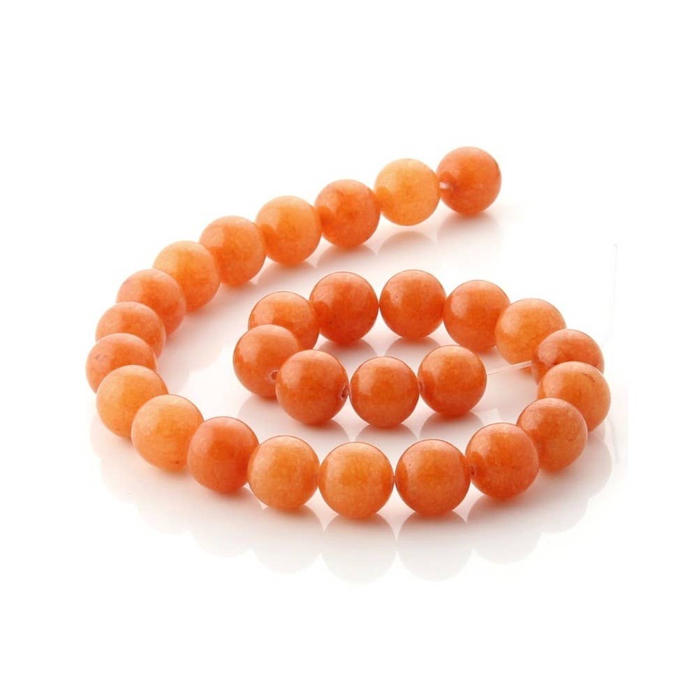 UniArt - Wholesale Beads - Orange Aventurine - Beads for Stringing5