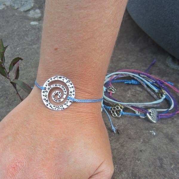 Open Spiral Thread Bracelet for wholesale by Dog Park Publishing