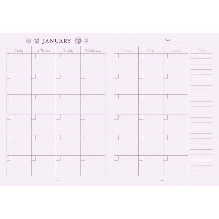 Hachette Book Group - Wholesale Planner - The Good Witch's Perpetual Planner by Shawn Robbins2