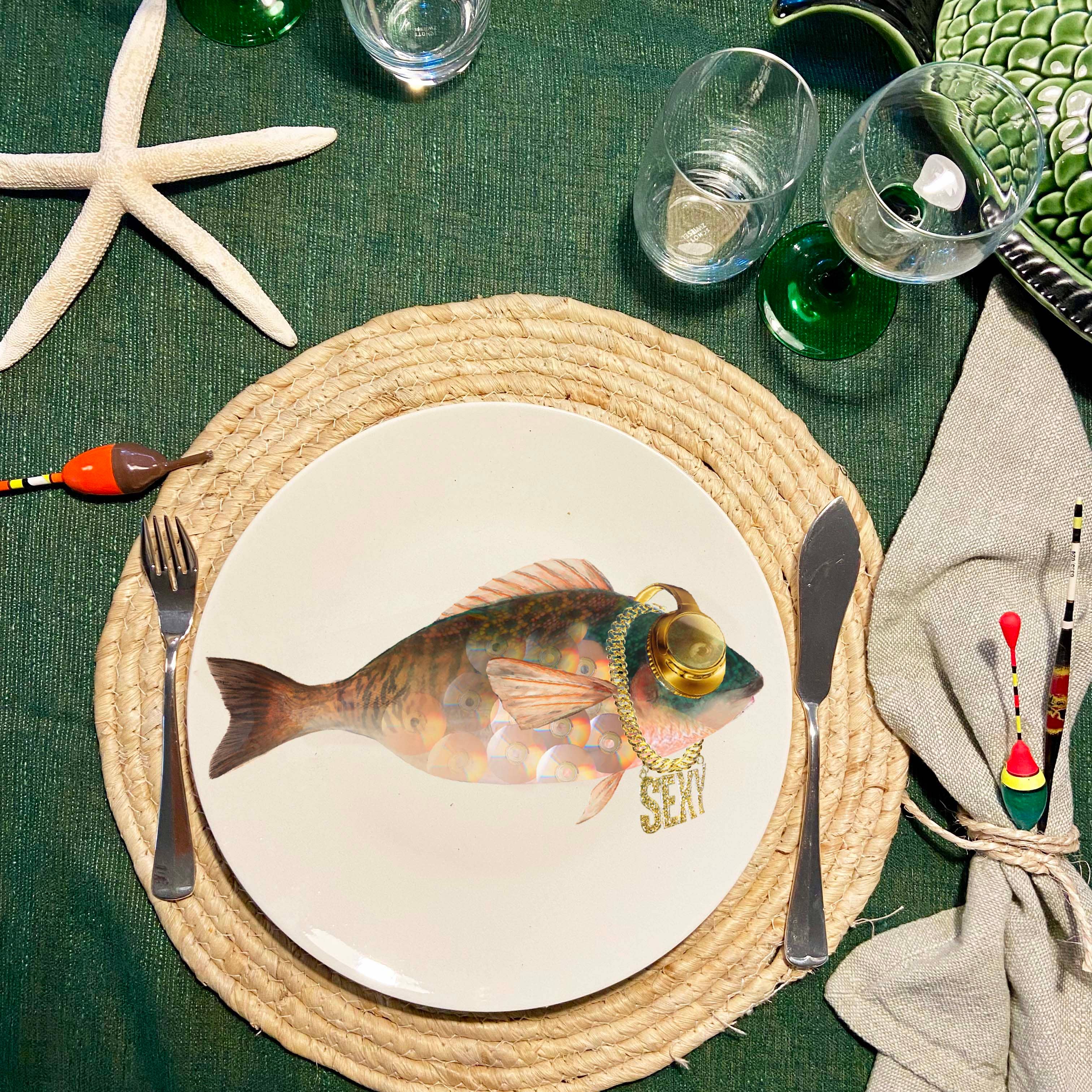 Bordy's - Wholesale Dinner Plate - Catchy - 3. The Nightlife Catch dinner plates2