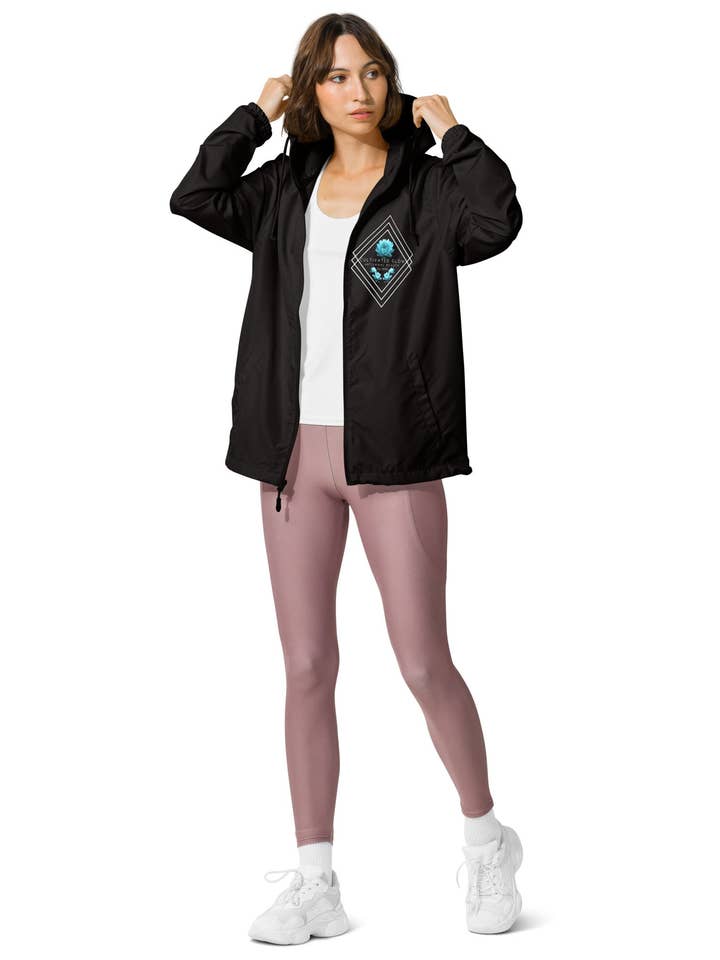 Unisex Lightweight Zip Up Windbreaker for wholesale by Cultivated Glow