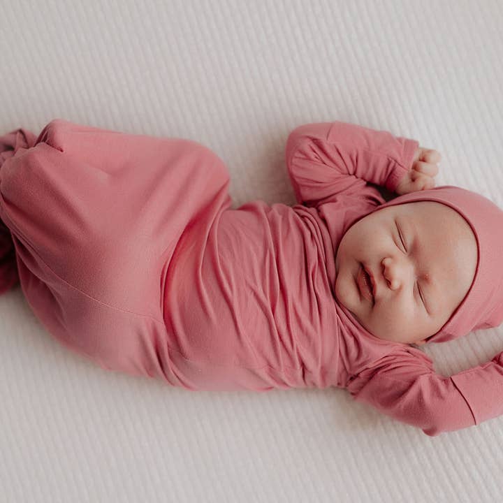 Three Little Tots - Wholesale Babygown - Baby - Rose Knotted Gown4