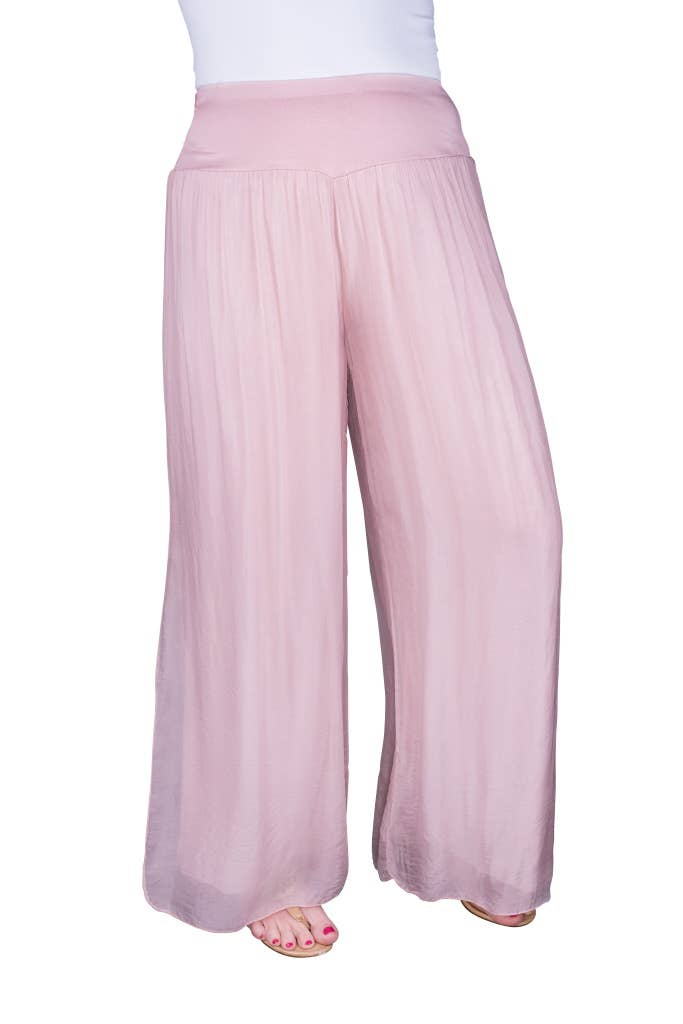 TINA Stephens Italy/Tees By Tina - Wholesale Pants - Women's - Eva Silk Side Slit Pant (PL206)18