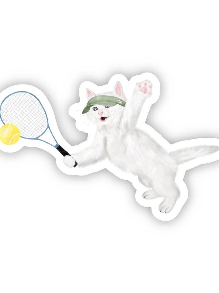 Tennis Cat for wholesale by k.Patricia Designs