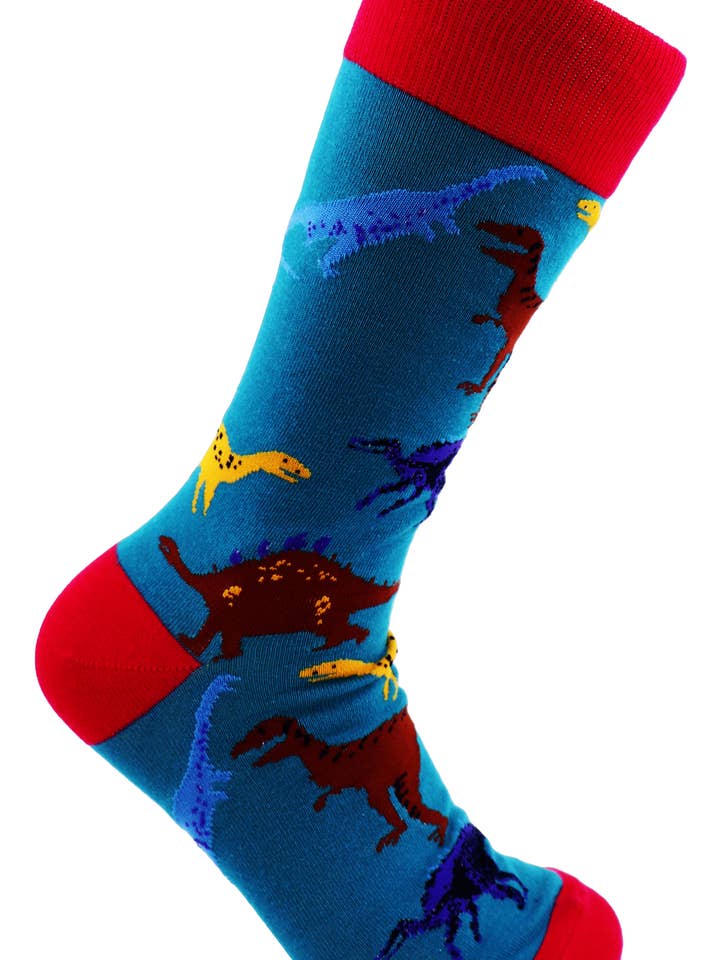 Assorted Dinosaur Animal Unisex Casual Pattern Funny Socks for wholesale by SoXcellent